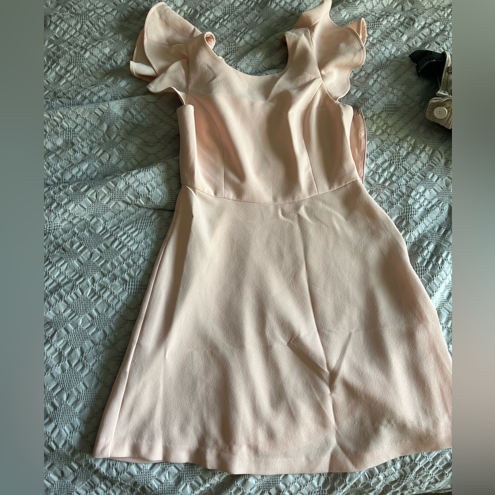 BCBG blush dress